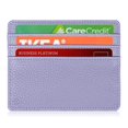 thumbnail image 3 of Tarjetero Fintie Slim, minimalista, de piel con bloqueo RFID, 3 of 8