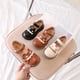 thumbnail image 1 of Zapatos de princesa con lazo para niñas, zapatos de cuero pequeños con suela suave para primavera, zapatos individuales para niños pequeños y grandes, 1 of 3
