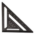 thumbnail image 3 of 12 Inch Rafter Square Aluminum Alloy Metric Triangle Ruler Double Scale Triangle Protractor Layout Gauge, 3 of 8