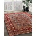 thumbnail image 2 of Ahgly Company Indoor Rectangle Mid-Century Modern Red Oriental Area Rugs, 4' x 6', 2 of 6
