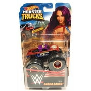 HW Monster Trucks Sasha Banks WWE Die-cast 1/64 Scale Vehicle GCT01