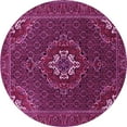 thumbnail image 1 of Ahgly Company Indoor Round Persian Pink Traditional Area Rugs, 3' Round, 1 of 4