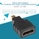 thumbnail image 2 of Tmvgtek Adaptador Convertidor Macho Compatible Con Hdmi Tipo A Hembra A Micro Hdmi Para Cámara Digital, 2 of 9