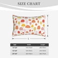 thumbnail image 6 of Naloa Cute Cartoon Mushrooms Pillowcase, Throw Pillowcase, Wrinkle-Free, Stain-Resistant with Hidden Zipper for Bedroom Sofa - 20"x30", 6 of 9