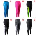 thumbnail image 6 of Women's Pocket Stitching Mesh Quick-drying High-waist Yoga Running Fitness Pants Tight-fitting Stretch Sports Trousers Black 2XL-S, 6 of 14