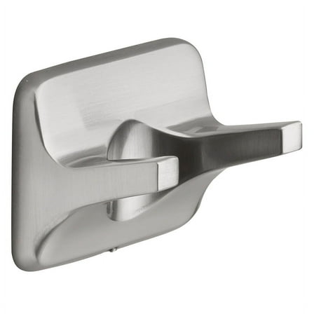 1 Pc, Oakbrook Brushed Nickel Double Robe Hook