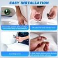 thumbnail image 4 of Raindrops Toilet Tank Bolts and Gasket Replacement Kit, NBR Material, Complete 1-Set for Easy Toilet Repair, 4 of 8