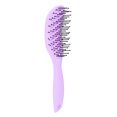 thumbnail image 3 of Peine para el cabello de menisco, peine húmedo y seco, cepillo de masaje para el cabello de peluquería de nailon, color morado, 3 of 8