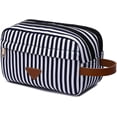 thumbnail image 1 of Bolsa de cosméticos CHAO Portátil rayas azules 26 x 12 x 16 cm, 1 of 5