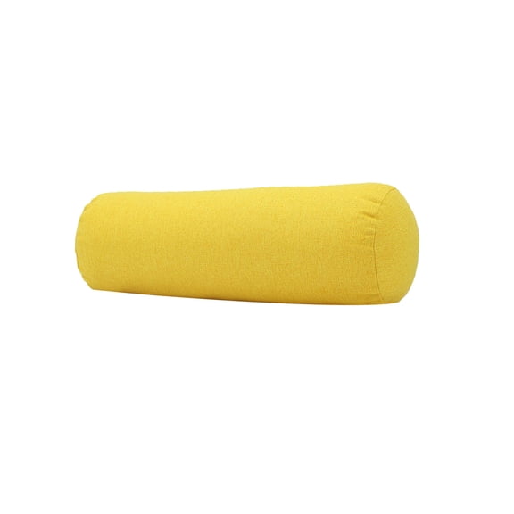 Btomtd Bedding Solid Color Cylindrical Pillowcase Imitation Cotton And Linen Long Pillowcase Cushion Cover Candy Shaped Thick Linen Pillow Cover