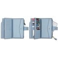 thumbnail image 4 of Portefeuille de Luxe en Cuir Véritable Ciré à Grande Capacité avec Blocage Rfid pour Femmes, Organisateur Multi-Cartes, 4 of 5