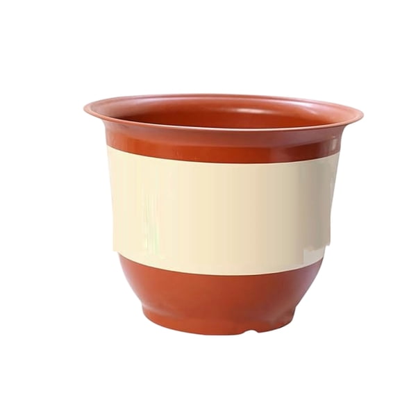 Plant Pots Plastic Flower Pots, Thickened Planters for Orchids, Bonsai and Money Tree, Durable Decorative Garden Pots for Indoor Outdoor Plant Display，A