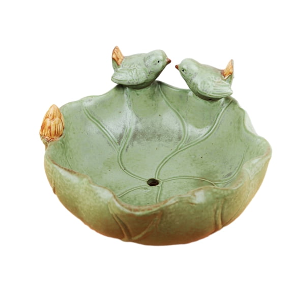 Injueey Cajas de jardineras versátiles y resistentes a la corrosión Cuenco de cerámica para comederos de pájaros Tipo B