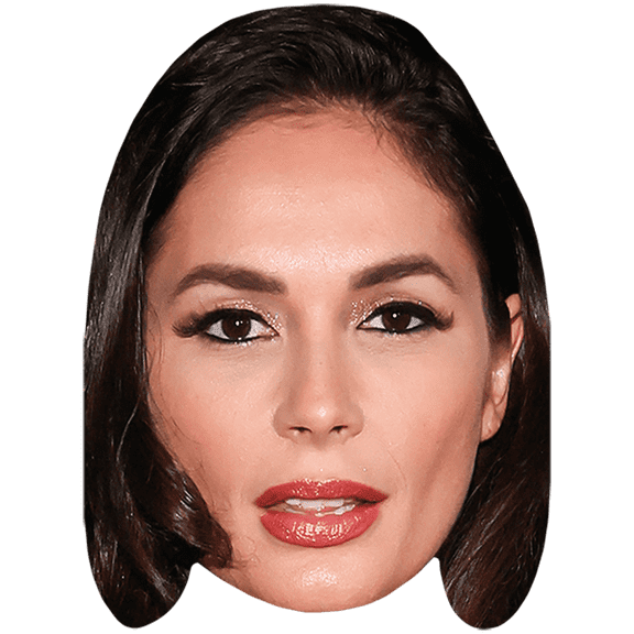 Christiana Leucas (Makeup) Celebrity Mask, Flat Card Face, Fancy Dress Mask