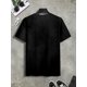 thumbnail image 3 of Men's Casual Short-Sleeve T-Shirt with Unique Bee & Skull Design - Breathable Mesh Fabric, Perfect for All Seasons, 3 of 6