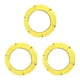 thumbnail image 4 of Almohadilla de repuesto Eigraketly para trampolín acolchado de seguridad Cubierta de resorte Amarillo 1,5 m, 4 of 6