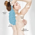thumbnail image 3 of Anti-Slip Long Handle Back Scrubber, Soft Bath Sponge Shower Brush for Women Men Body Cleaning,Blue, 3 of 6
