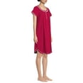 thumbnail image 4 of Secret Treasures Women's and Women's Plus Traditional Flutter Sleeve Knit Sleepwear Gown, 4 of 6