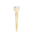 thumbnail image 4 of Rosec Jewels Princess Cut Diamond Promise Ring for Women - EF-VS Grade Certified Lab Grown Diamond, 14K Yellow Gold, US 8.50, 4 of 9