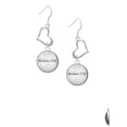 thumbnail image 2 of Delight Jewelry Silvertone Domed Matthew 17:20 Open Heart French Earrings, 2 of 4