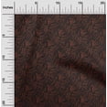 thumbnail image 2 of oneOone Cotton Poplin Twill Brown Fabric Abstract Craft Projects Decor Fabric Printed By The Yard 56 Inch Wide, 2 of 4