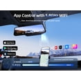 thumbnail image 6 of Pelsee 4K+2.5K Mirror Dash Cam with Front Starvis 2 IMX678 & Rear IMX335, 12" Rear View Mirror Camera, Color Night Vision, 5.8GHz WiFi, ADAS & BSD, Included OBD Hardwire Kit, 128GB Card, P12 Pro Max, 6 of 10