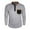 Gray, variant on Afuyipoi Long Sleeve T-shirts Mens,with Pockets Round Neck Casual Pullover Shirts Gray M