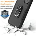 thumbnail image 4 of [PST] Samsung Galaxy A15 Ring Case, Dual Layers Heavy Duty Magnetic Hard Kickstand Case with Ring Stand, 4 of 5