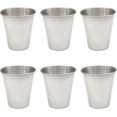 thumbnail image 1 of 6 Pcs Gobelets en Acier Inoxydable de 2,4 Onces (70ml) pour Boire de la Bière (2,3 Onces) (yu-b), 1 of 5