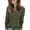 181#Army Green, variant on Ladies Sweaters V Neck Ribbed Knit Long Sleeve Loose Fit Soft Lightweight Pullover Tops Cozy Fall Winter Basic Sweater for Women Trendy Casual Clothes