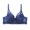Blue, variant on ZenCart Women's Push Up Bra Plus Size Padded Underwire Bra Lift Up Sexy Lace Bra with Adjustable Straps for Everyday Wear