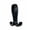 Black, variant on Plastic S‑Shaped Shower Curtain Rod Hook, Double‑End Hanging Hook for Bathroom Closet