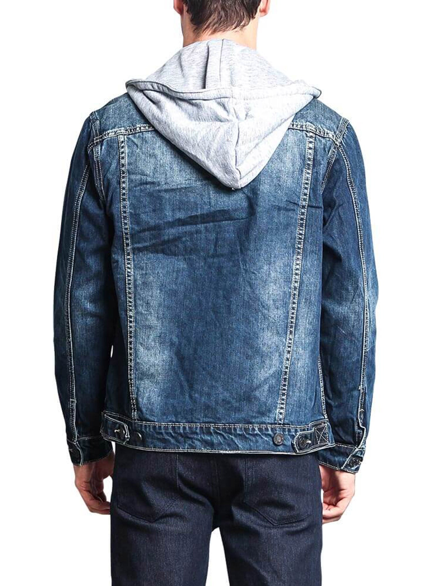【U LAN】Mud Dekki Denim Hooded Jacket 5011d43c-232a-4b8b-872e-