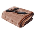 thumbnail image 6 of GREAT WORKING TOOLS Heated Car Blanket, 12v Heated Blanket for Car Electric Blanket 12v Washable 3 Heat Settings Auto Shutoff 55" X 40" - Brown, 6 of 9