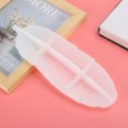 thumbnail image 2 of AMONIDA Silicone AB Disc Glue Mold Mirror Translucent Feather Plumage Plate Craft HOT, 2 of 8