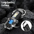 thumbnail image 4 of Portable Rechargeable Bright Keychain Flashlight with Strong Light Pocket Size LED Flashlight Keychain Accessories Charger Mini Tiny EDC Rechargeable Phone Key Chain Light, 4 of 10