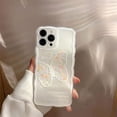 thumbnail image 3 of Funda de silicona transparente con estampado de flores para iPhone 14 Pro, funda de TPU a prueba de golpes con diseño de tulipán, funda de teléfono a prueba de golpes, 3 of 5