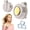 Beige, variant on Portable Silent Mini Bladeless Electric Fan, 360° Rotatable Portable Mini Clip On Fan for Shirt Waist Rechargeable Whirlwind Clip Fan, 3-Speed Personal Fan Clip On for Outdoor, Travel, Home (Beige)