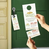 Avery 16150 Customizable Two-Sided Printable Door Hangers with Tear ...