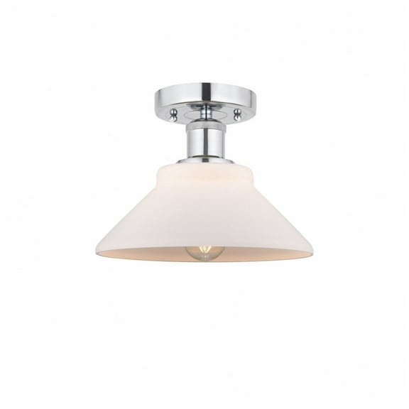 Innovations Lighting - Orwell - 1 Light Semi-Flush Mount In Industrial