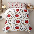 thumbnail image 2 of Homewish Bowling Pattern Quilt King, Sport King Coverlet Set for Boys and Girls, 3 Pieces, 1 Comforter and 2 Pillowcases, 2 of 7