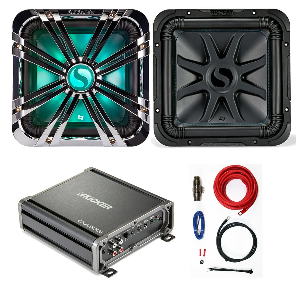 Car Subwoofer and Amp Combo Kicker Subwoofer 12" inch 4Ohm 750W
