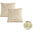 thumbnail image 2 of Funda De Almohada De Felpa De Plumas, Cojín De Felpa Dorada, Funda De Cojín De Decoración De Oficina Para Sofá Sofá Cama Para El Hogar, 43 X 43 Cm Zhivalor MZQ-0582-1, 2 of 4