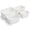 White, variant on AWAYTR Hand Woven Storage Baskets 4 Pack, Multi Size Rectangular Organizer Bins for Bathroom Bedroom Home Organization