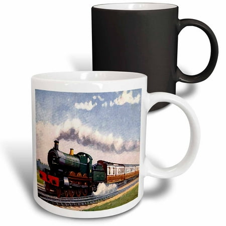 

3dRose Steam Train Magic Transforming Mug 11oz