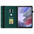 thumbnail image 3 of Dteck Wallet Case for Samsung Tab A7 Lite 8.7 inch 2021 Model (SM-T225/T220), Vintage Butterfly Embossed Leather Wallet Magnetic Stand Folio Protective Case with Pencil Holder Shockproof Cover, Green, 3 of 3
