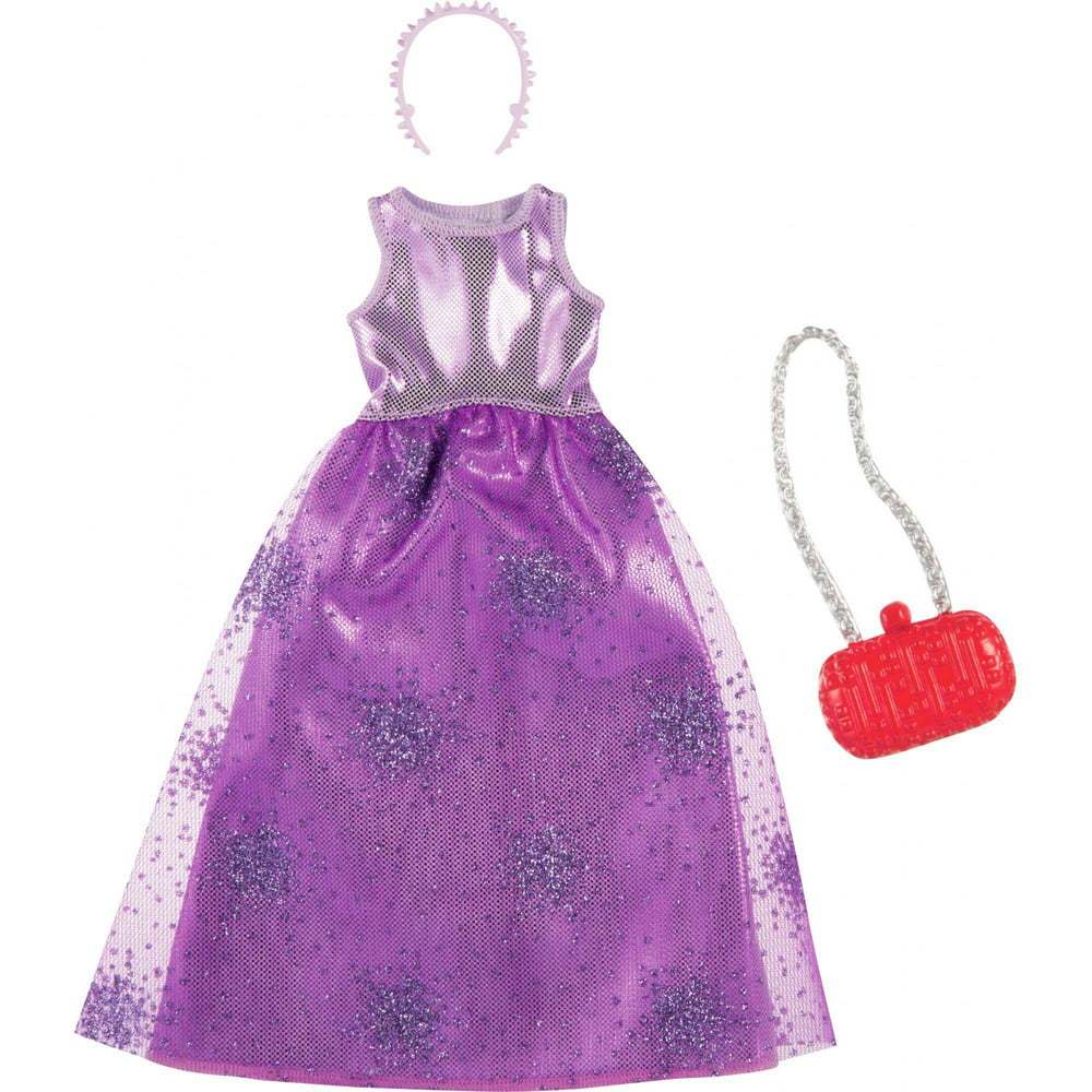 Barbie Fashions Purple Dress Pack - Walmart.com - Walmart.com