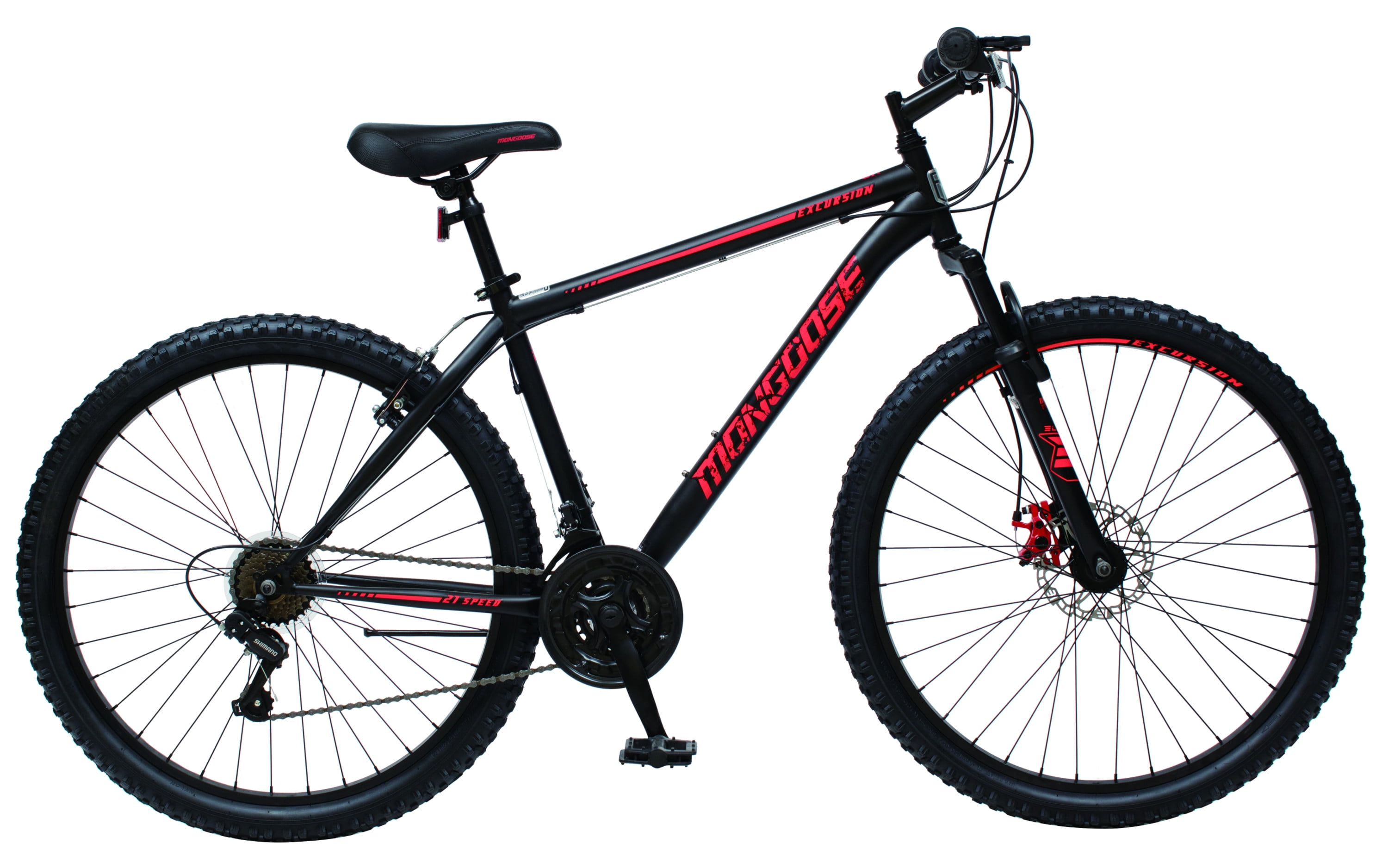 Mongoose Excursion mountain bike, 27.5inch wheel, 21 speeds, men's