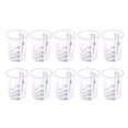 thumbnail image 2 of Naierhg 10PCS Calibration Pot Precise Transparent Scale Design Disposable Measuring Cups for Precise Mixing of Paint and Liquid, 2 of 8