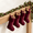 Burgundy Red-4-Cable Knit, variant on Blue Cable Knit Christmas Stockings, 4 Pack, 13.70 x 8.70 x 2.40 Inches